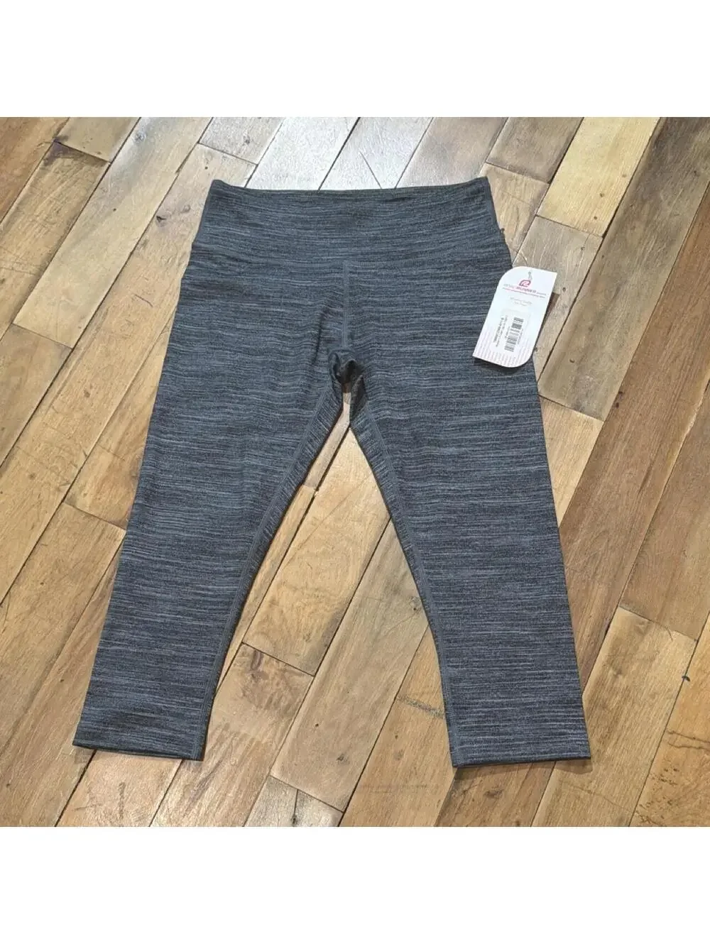 Women's Grey and Black Legging